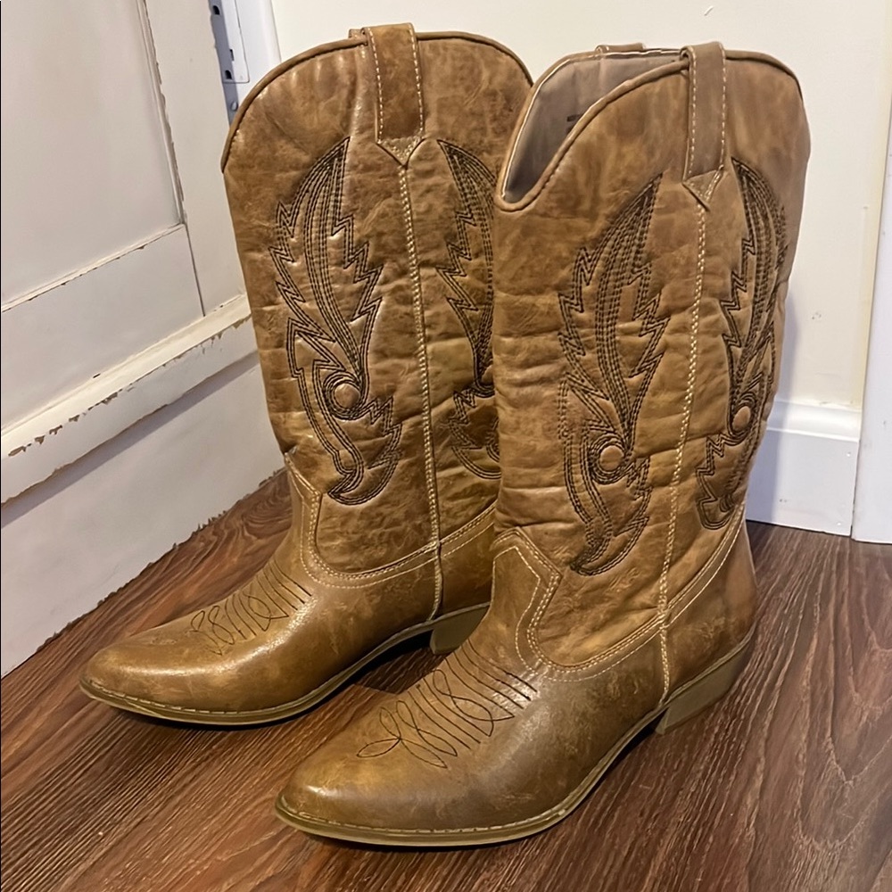 Brown Western Cowboy Boots